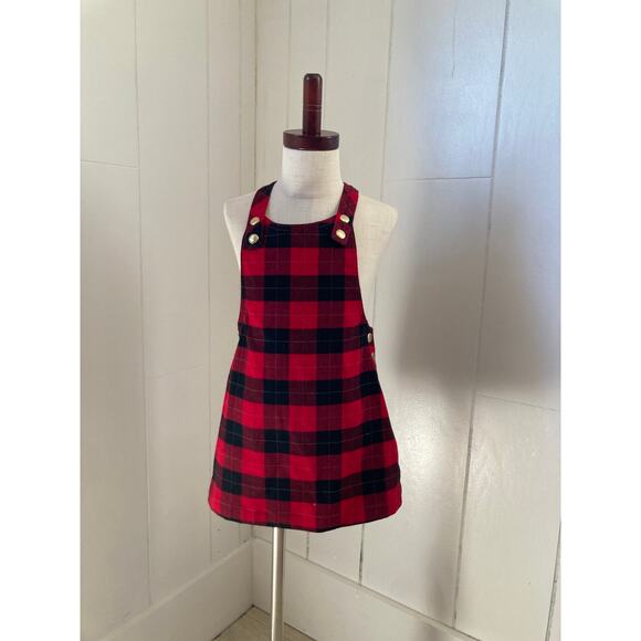 Max Studio Plaid Little Girls Jumper, Size 4T - Picture 1 of 4
